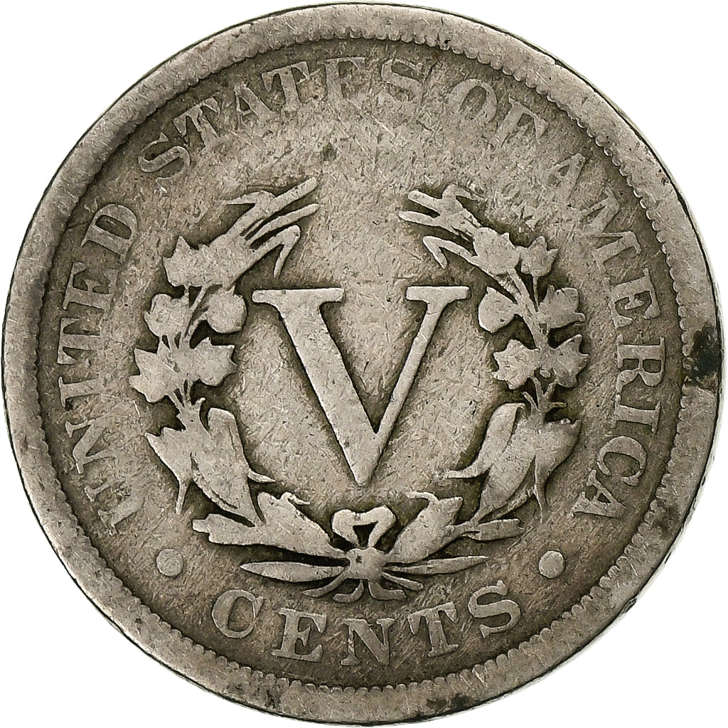 United States, 5 Cents, Liberty Nickel, 1902, U.S. Mint, Copper-nickel