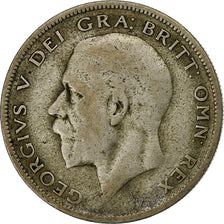 Great Britain, George V, 1/2 Crown, 1928, Silver, VF(30-35), KM:835