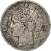 France, 2 Francs, Cérès, 1887, Paris, Argent, TB+, Gadoury:530a, KM:817.1