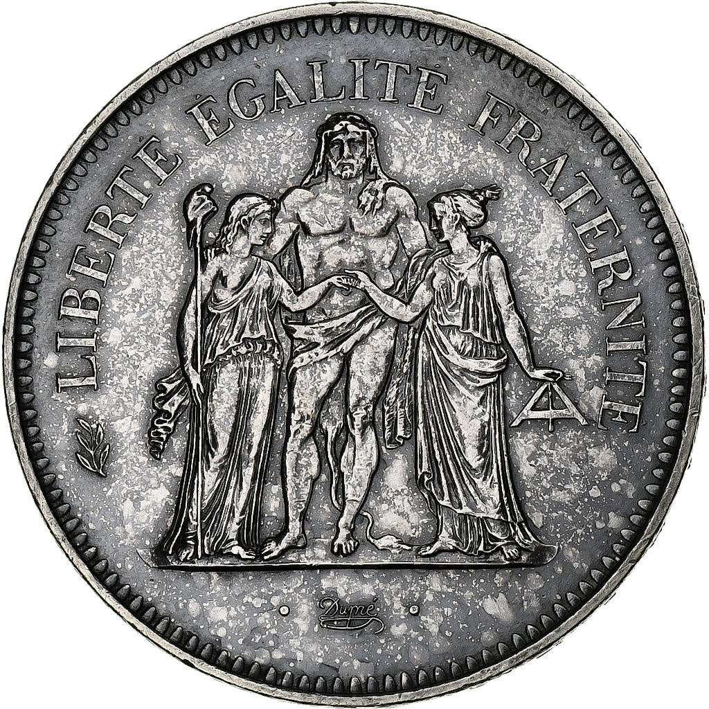 France, 50 Francs, Hercule, 1974, Paris, Silver, AU(55-58), Gadoury:882