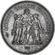France, 50 Francs, Hercule, 1974, Paris, Silver, AU(55-58), Gadoury:882