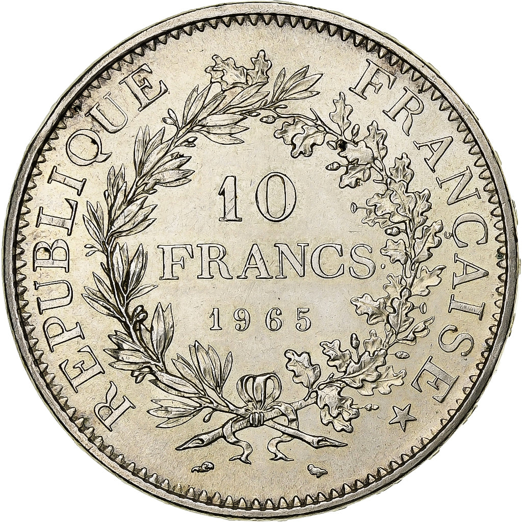 France, 10 Francs, Hercule, 1965, Paris, Argent, SUP+, Gadoury:813, KM:932