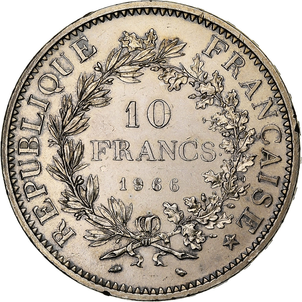 France, 10 Francs, Hercule, 1966, Paris, Argent, SUP+, Gadoury:813, KM:932
