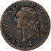 France, Louis XVI, Sol, Sol ou sou, 1787, La Rochelle, Copper, F(12-15)