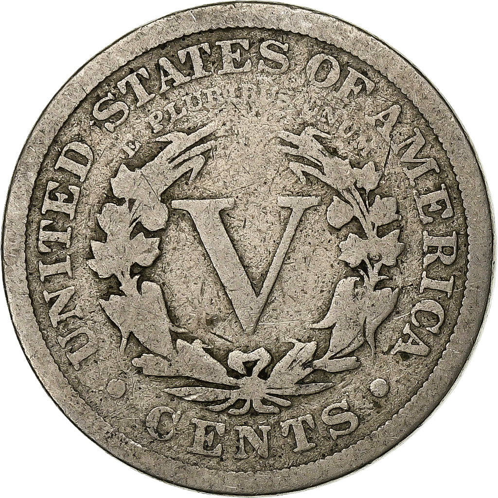 United States, 5 Cents, Liberty Nickel, 1897, U.S. Mint, Copper-nickel