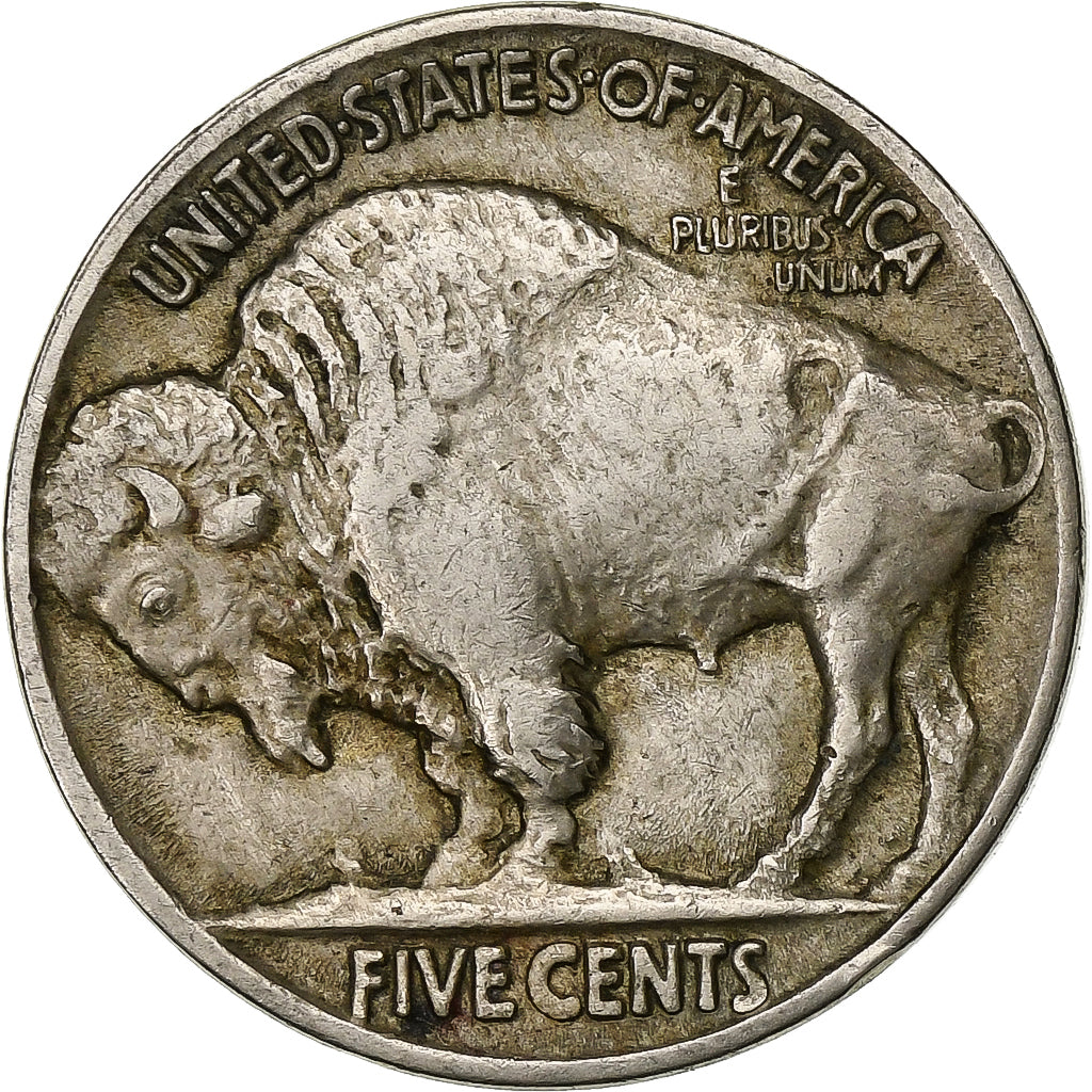 United States, 5 Cents, Buffalo Nickel, 1916, U.S. Mint, Philadelphia
