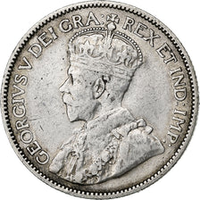 Canadá, George V, 25 Cents, 1913, Royal Canadian Mint, Plata, MBC, KM:24