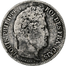 Frankrijk, Louis-Philippe I, Franc, 1845, Rouen, Zilver, FR, Gadoury:453