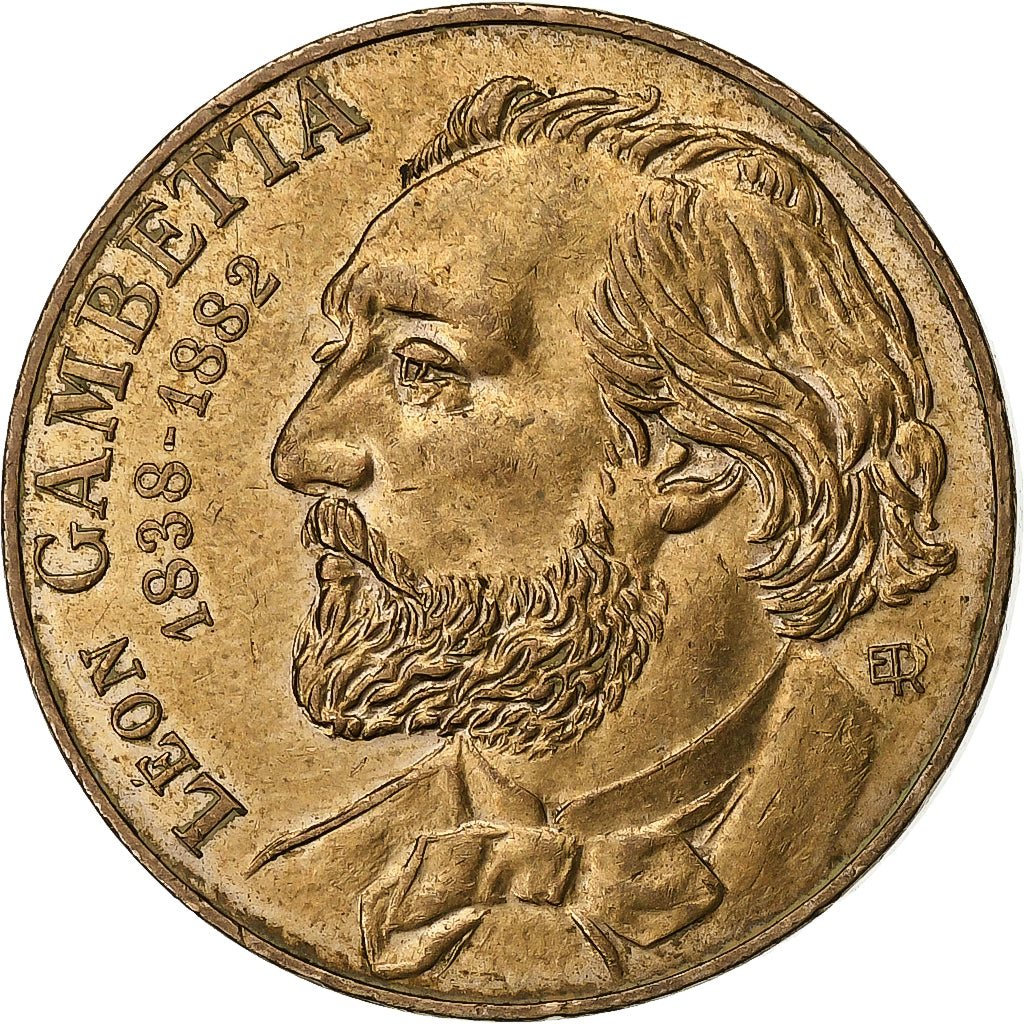 Frankrijk, 10 Francs, Gambetta, 1982, Paris, Nickel-Bronze, PR, Gadoury:815