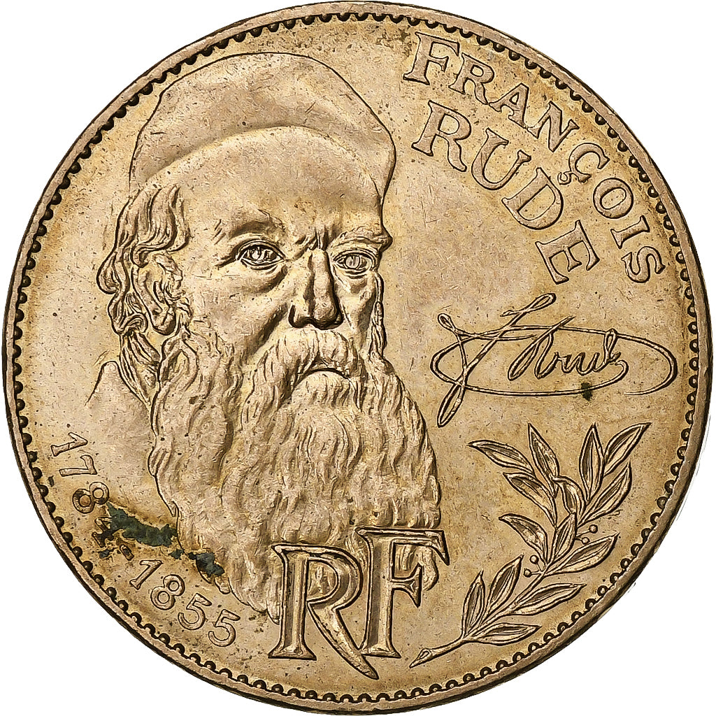 Francia, 10 Francs, François Rude, 1984, Paris, Tranche B, Nichel-bronzo, SPL-