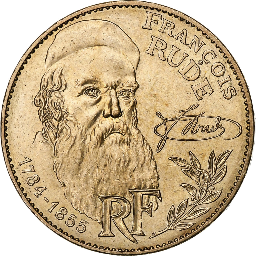 Francja, 10 Francs, François Rude, 1984, Paris, Tranche A, Nikiel-Brąz