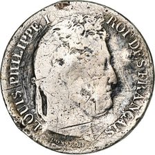 Francia, Franc, Louis-Philippe, 1841, Paris, Argento, B+, Gadoury:453, KM:748.1