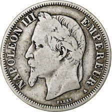 Frankreich, Napoleon III, 2 Francs, 1868, Paris, Silber, S+, Gadoury:527