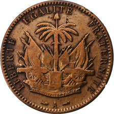 Haïti, Centime, 1886, Paris, Bronze, TTB, KM:48