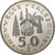 New Caledonia, 50 Francs, 1967, Paris, ESSAI, Nickel, MS(65-70), KM:E13