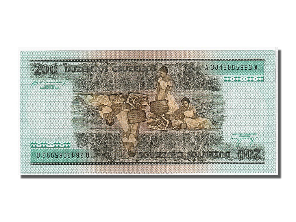 Banknote, Brazil, 200 Cruzeiros, 1984, UNC(65-70)