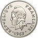 Polinezja Francuska, 10 Francs, 1967, Paris, PRÓBA, Nikiel, MS(65-70), KM:E1