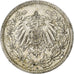 GERMANIA - IMPERO, Wilhelm II, 1/2 Mark, 1914, Berlin, Argento, BB, KM:17