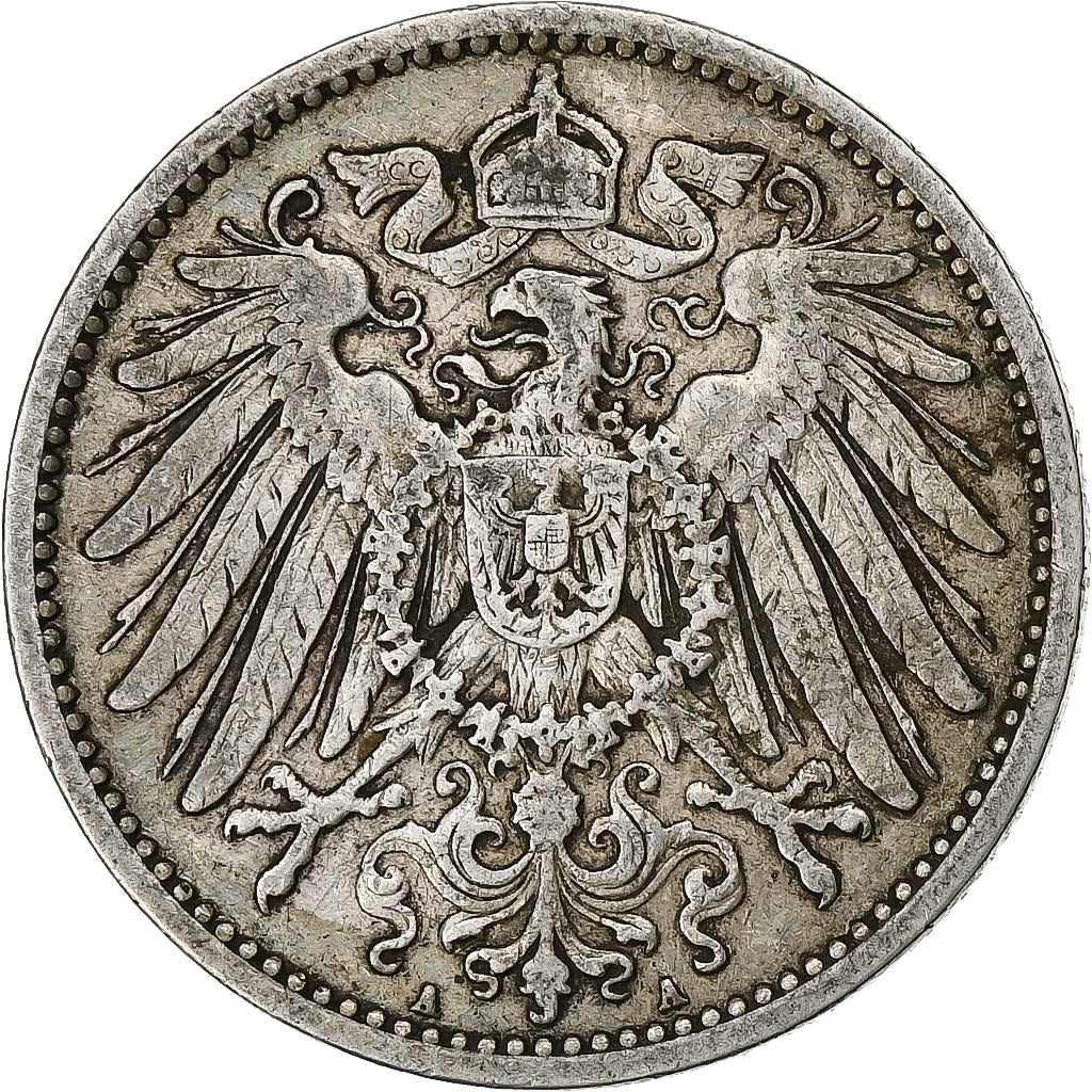 GERMANY - EMPIRE, Wilhelm II, Mark, 1906, Berlin, Silber, SS, KM:14