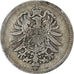 GERMANY - EMPIRE, Wilhelm I, Mark, 1875, Munich, Silber, S+, KM:7