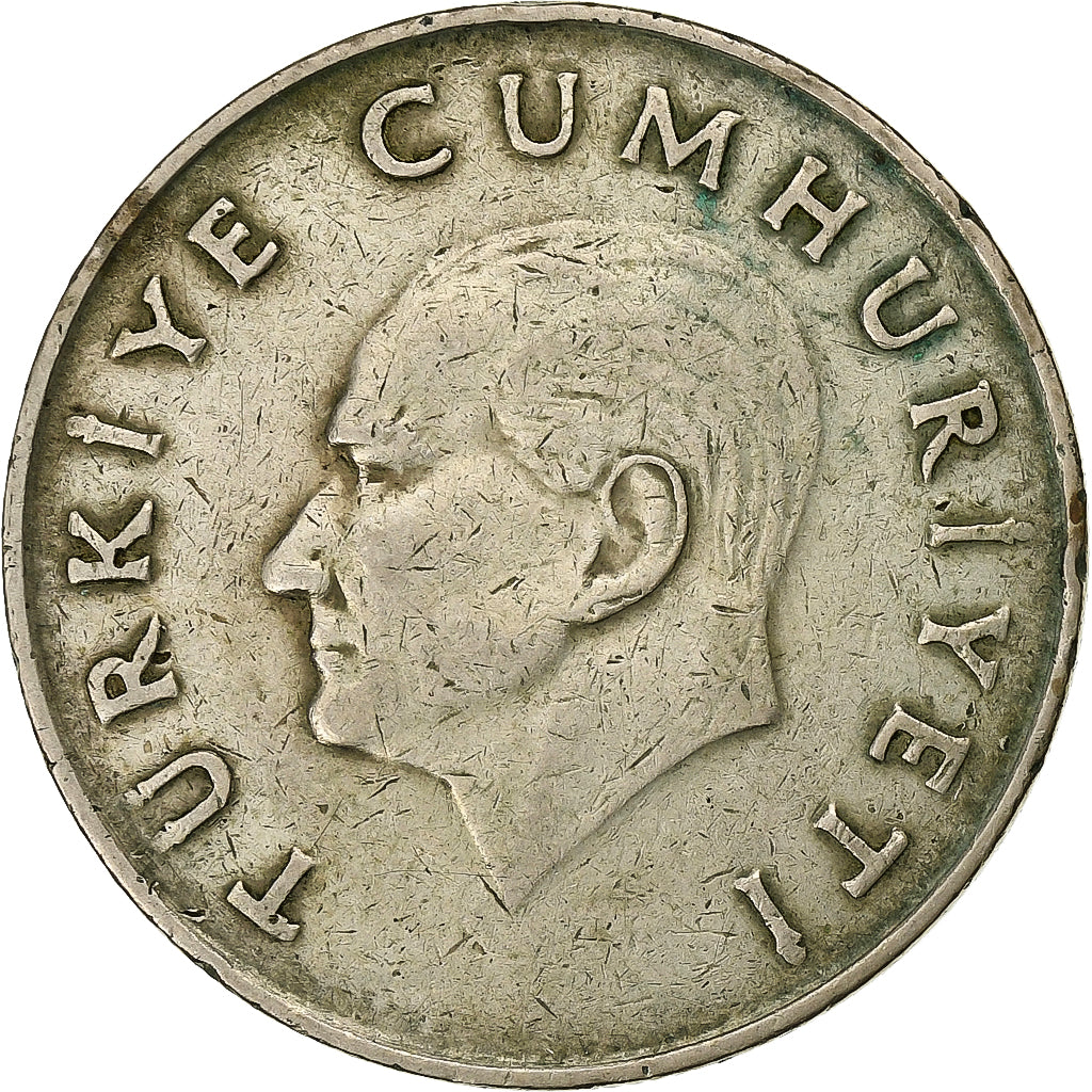 Turkey, 100 Lira, 1987, Copper-Nickel-Zinc, EF(40-45), KM:967