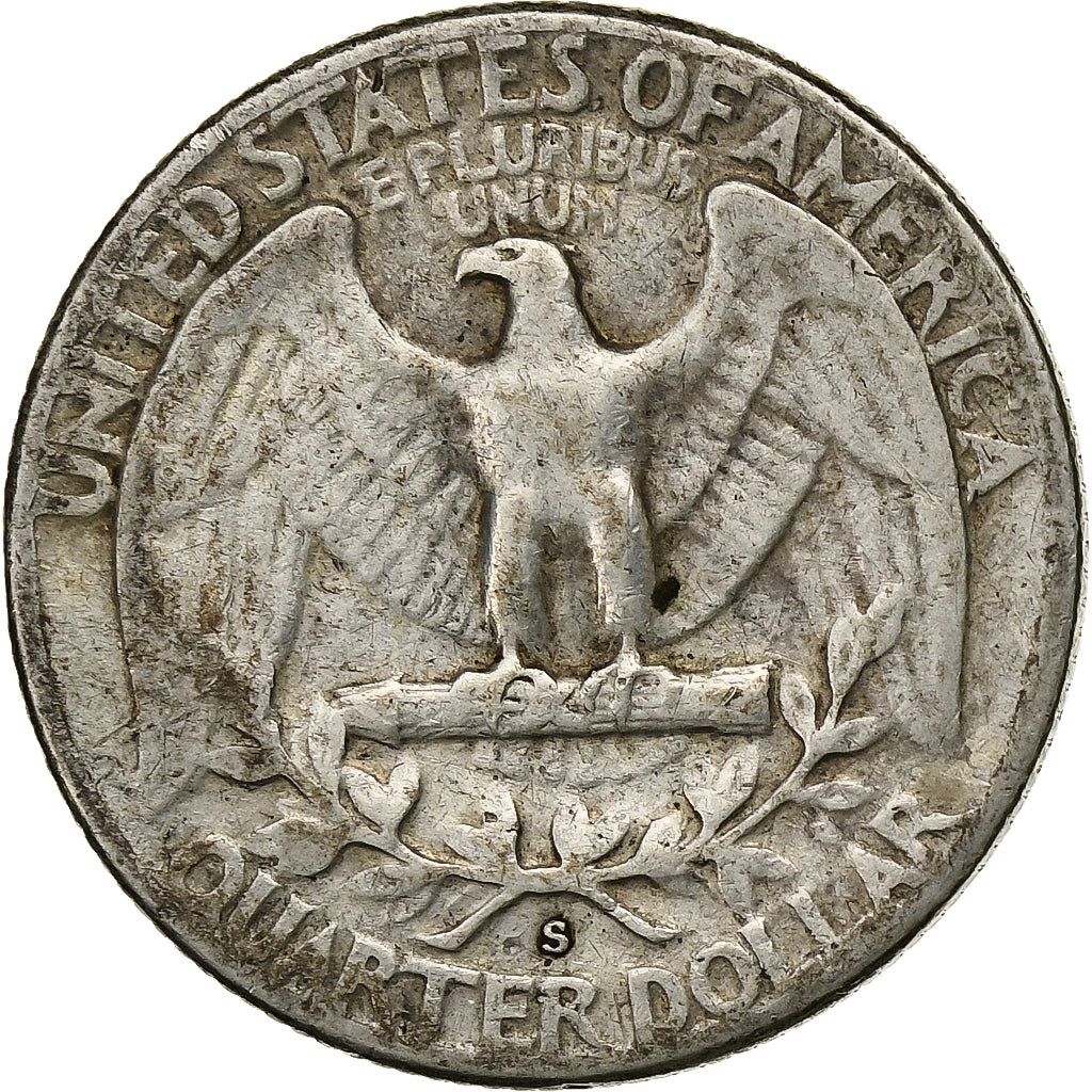 Estados Unidos, Quarter, Washington Quarter, 1954, U.S. Mint, Plata, MBC, KM:164
