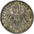 German States, BADEN, Friedrich II, 3 Mark, 1912, Karlsruhe, Silver, EF(40-45)