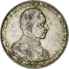 German States, PRUSSIA, Wilhelm II, 2 Mark, 1913, Berlin, Silver, AU(50-53)