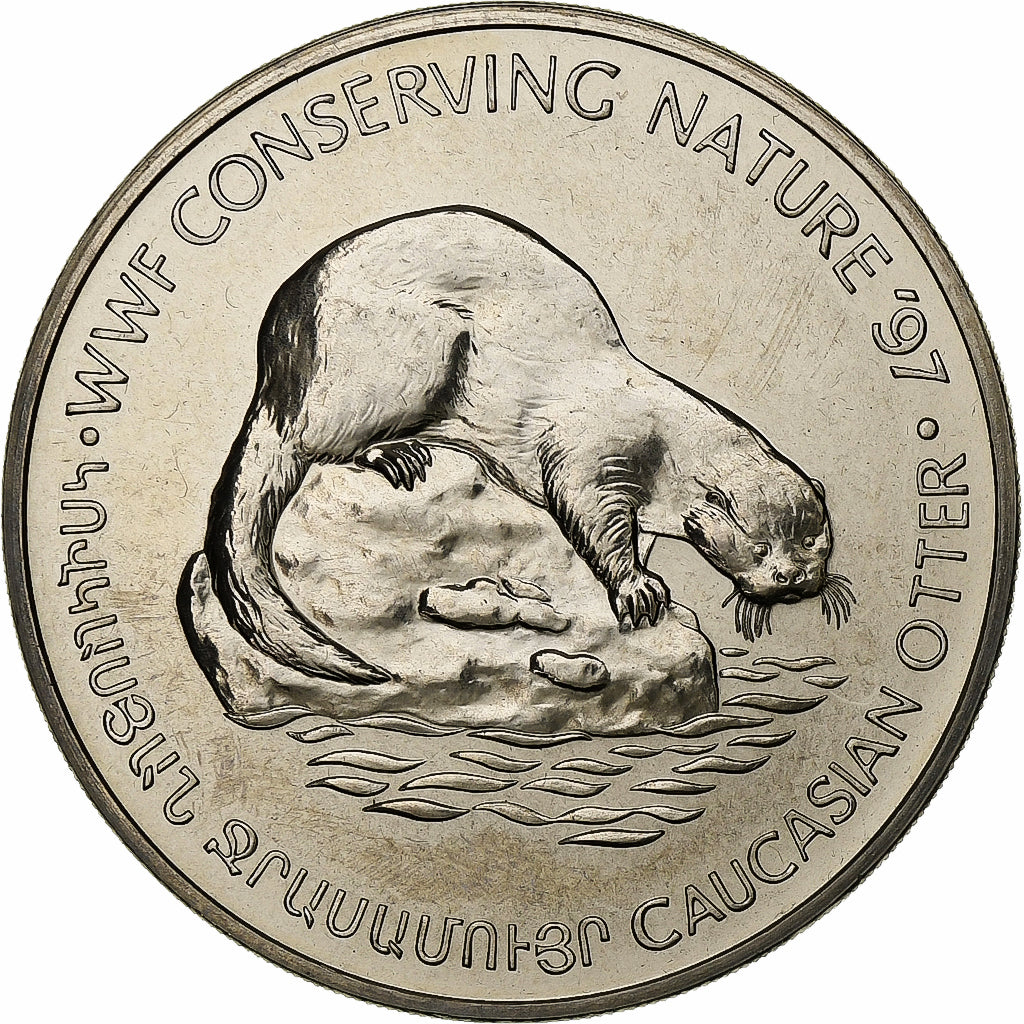 Armenia, 100 Dram, 1997, British Royal Mint, Kupfer-Nickel, VZ+, KM:71