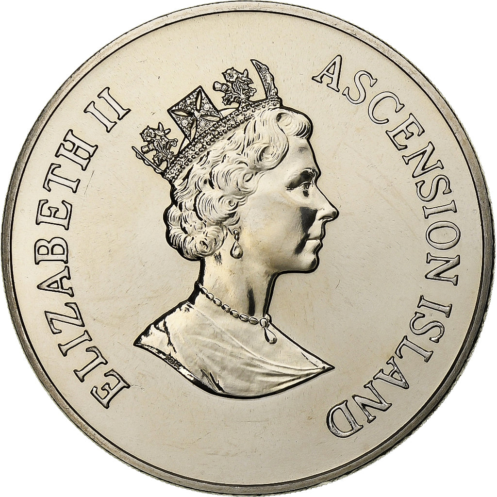 Ascension Island, Elizabeth II, 50 Pence, 1998, British Royal Mint