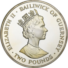 Guernsey, Elizabeth II, 2 Pounds, 1997, British Royal Mint, PP, Silber, STGL