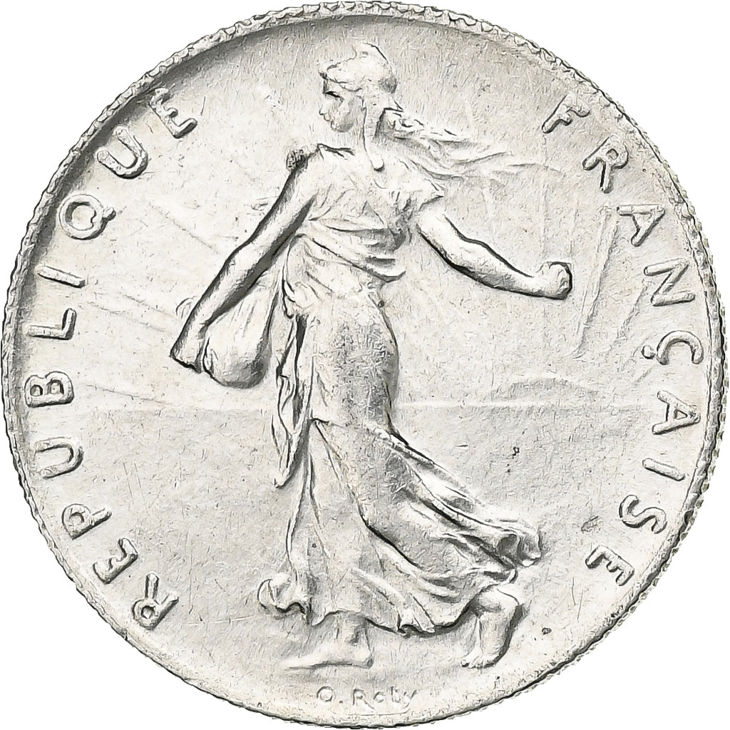 Frankreich, 50 Centimes, Semeuse, 1913, Paris, Silber, SS+, Gadoury:420, KM:854