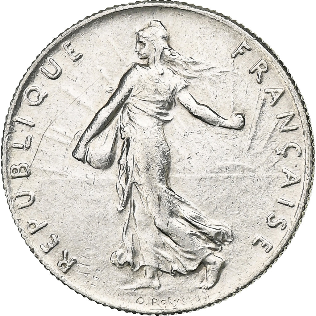 France, 50 Centimes, Semeuse, 1910, Paris, Silver, AU(50-53), Gadoury:420