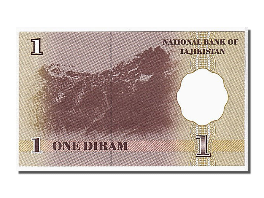 Banknot, Tadżykistan, 1 Diram, 1999, UNC(65-70)