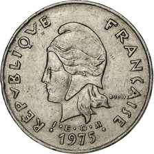 Polynésie française, 50 Francs, 1975, Paris, Nickel, TTB+, Lecompte:112, KM:13
