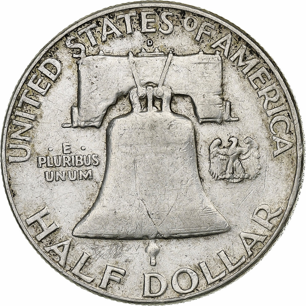 Vereinigte Staaten, Half Dollar, Franklin Half Dollar, 1962, U.S. Mint, Silber