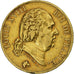Francia, Louis XVIII, 40 Francs, 1817, Paris, Oro, MBC, Gadoury:1092, KM:713.1
