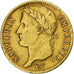 França, Napoleon I, 20 Francs, 1811, Paris, Dourado, EF(40-45), Gadoury:1025