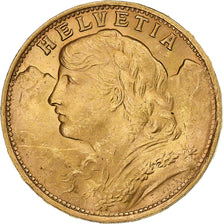 Suisse, 20 Francs, 1935, Bern, Or, SUP, KM:35.1
