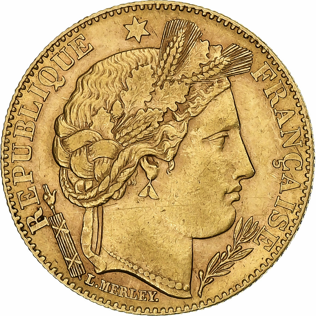 Frankreich, 10 Francs, Cérès, 1899, Paris, Gold, SS+, Gadoury:1016, KM:830
