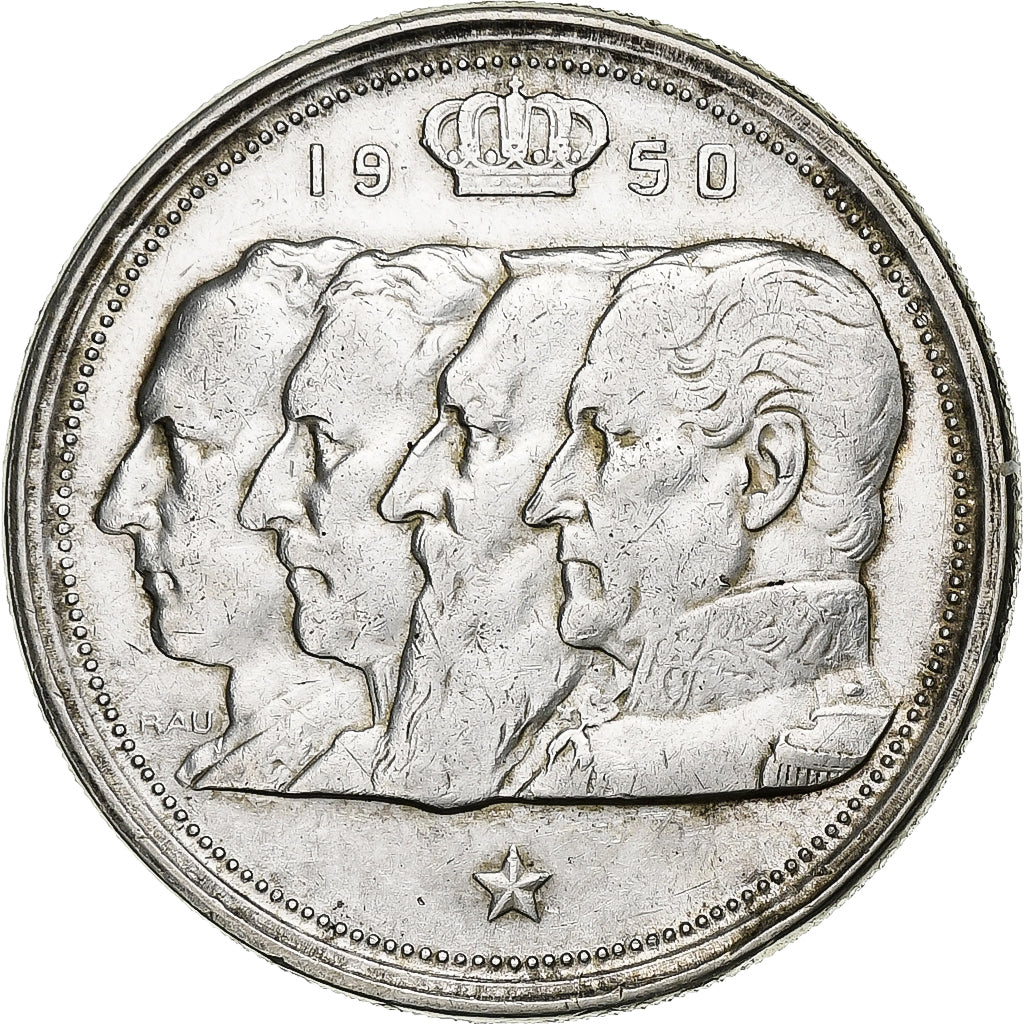 Belgio, Régence Prince Charles, 100 Francs, 100 Frank, 1952, Argento, BB