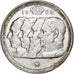 Belgio, Régence Prince Charles, 100 Francs, 100 Frank, 1952, Argento, BB