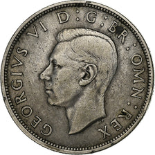 Great Britain, George VI, 1/2 Crown, 1942, Silver, EF(40-45), KM:856