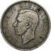 Grã-Bretanha, George VI, 1/2 Crown, 1942, Prata, EF(40-45), KM:856