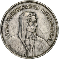 Svizzera, 5 Francs, 1935, Bern, Argento, BB, KM:40