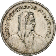 Schweiz, 5 Francs, 1954, Bern, Silber, SS, KM:40