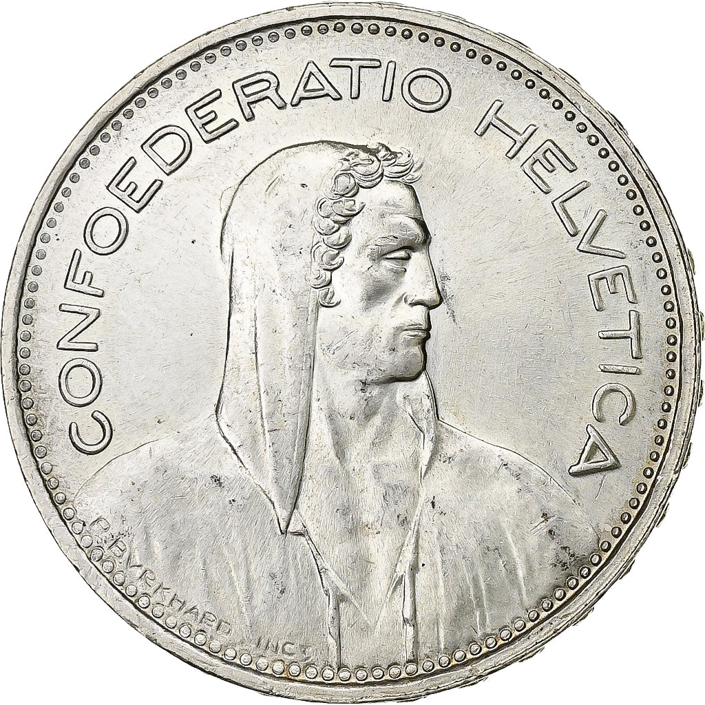 Schweiz, 5 Francs, 1965, Bern, Silber, VZ, KM:40