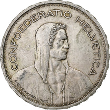 Svizzera, 5 Francs, 1933, Bern, Argento, BB, KM:40