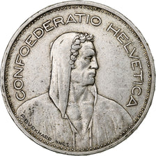 Svizzera, 5 Francs, 1931, Bern, Argento, BB, KM:40