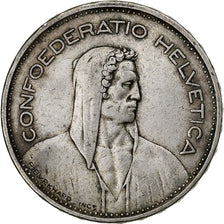 Svizzera, 5 Francs, 1932, Bern, Argento, BB, KM:40